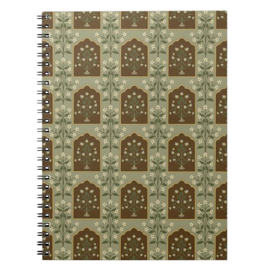 Mughal-Muster Notizblock (Vorderseite)