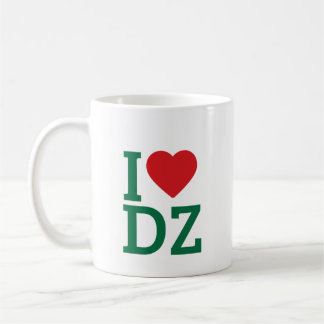 MugI ❤️ DZ Mug – Algeria Love Coffee Cup | Proud A Kaffeetasse