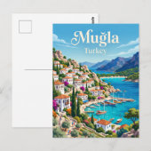 Muğla Türkei Postkarte (Vorne/Hinten)