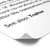 Muglustiger Mitarbeiter, der die Tasse verlasse Poster (Ecke)