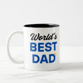 MugMug - der beste Vater der Welt Zweifarbige Tasse (Links)