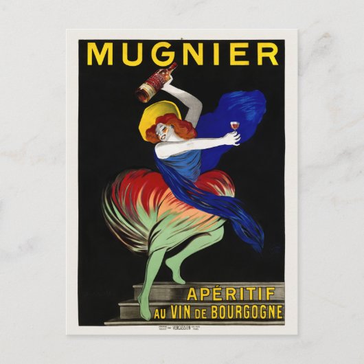 Mugnier Apéritif Leonetto Cappiello 1912 Vintag P Postkarte (Vorderseite)