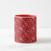 MugPaisley Muster mit rotem Hintergrund-23214 Tasse (Zentrum)