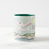 mugpeople zweifarbige tasse (Mittel)