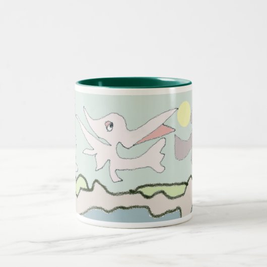 mugpeople zweifarbige tasse (Mittel)