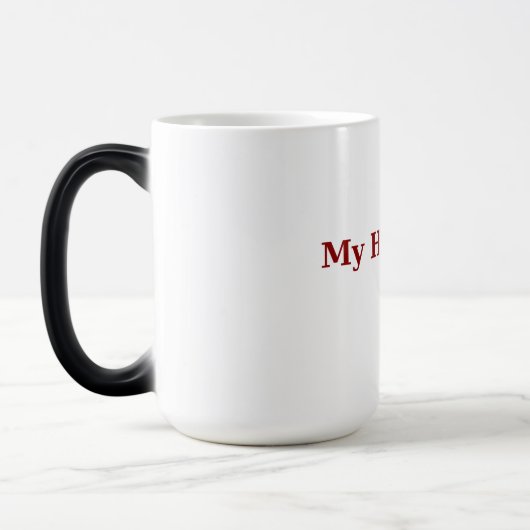 MugRomantische Couple-Tasse - Niedliches Matching- Verwandlungstasse (Links)