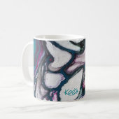 Mugs - Abstrakte Kunst - Malerei Kaffeetasse (Vorderseite Links)