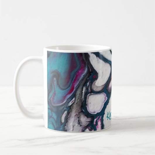Mugs - Abstrakte Kunst - Malerei Kaffeetasse (Links)
