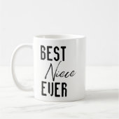 Mugs Beste Nichte überhaupt Kaffeetasse (Links)