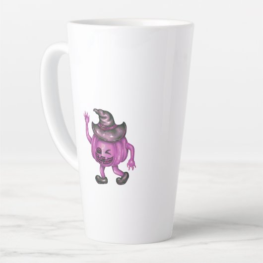 Mugs & Cups - Witch Hat Pumpkin Milchtasse (Linke Ecke)