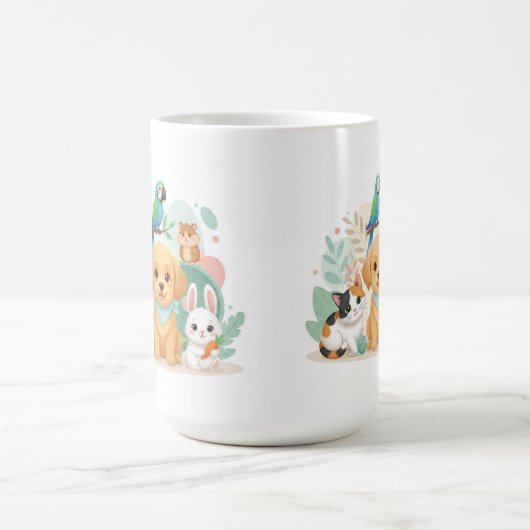 Mugs . Cute Animals Kaffeetasse (Mittel)