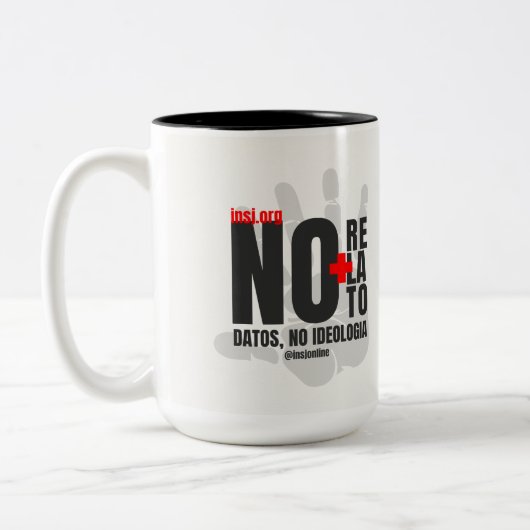 Mugs for thinking and expressing yourself zweifarbige tasse (Links)