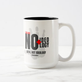 Mugs for thinking and expressing yourself zweifarbige tasse
