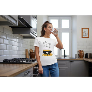 Mugs & Hugs Katze Damen T-Shirt