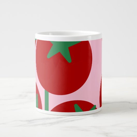 Mugs logo tomate  Jumbo-Tasse (Vorderseite)