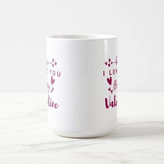 Mugs valentine day kaffeetasse (Mittel)
