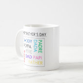 Mugs with design for Father's Day Kaffeetasse (Vorderseite Links)