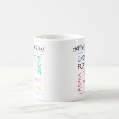 Mugs with design for Father's Day Kaffeetasse (Mittel)