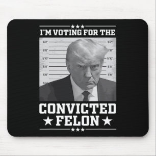 Mugshot-Abstimmung für den Felon Trump 2024 Trump  Mousepad