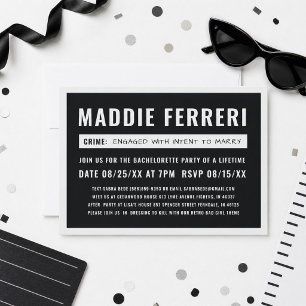Mugshot-Board-Party Einladung