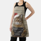 Mugshot Cat Christmas Schürze (InSitu)