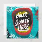 Mugshot Einladung (Vorne/Hinten)