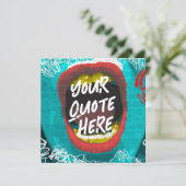 Mugshot Einladung (Stehend Vorderseite)