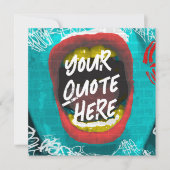 Mugshot Einladung (Vorderseite)