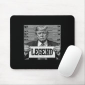 Mugshot Funny Trump 2024 Mousepad (Mit Mouse)