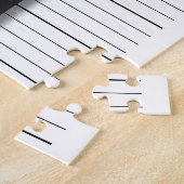 Mugshot Guilty Giraffe Funny Happy Valentine's Day Puzzle (Seite)