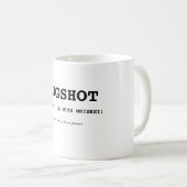MUGSHOT KAFFEETASSE (VorderseiteRechts)