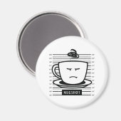 Mugshot Magnet (Vorderseite/Rückseite)
