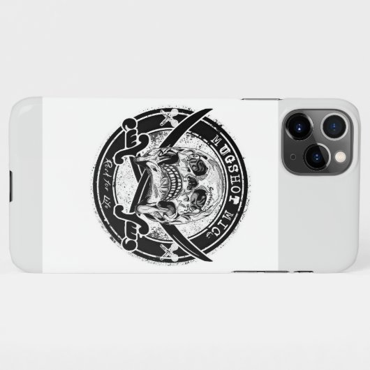 Mugshot Mic Phone Cover iPhone Hülle (Rückseite (Horizontal))