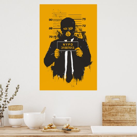 Mugshot Poster (Küche)