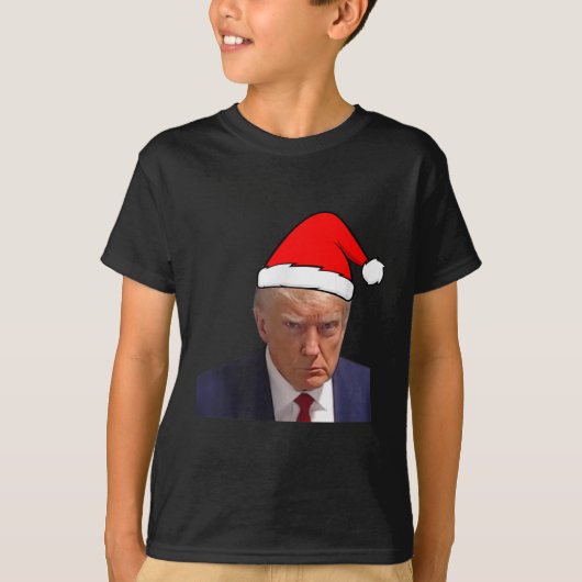 Mugshot Trump Picture - Prison Mug Shot Funny Chri T-Shirt (Vorderseite)