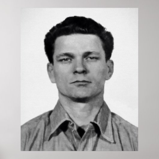 MUGSHOT VON FRANK MORRIS - ALCATRAZ ESCAPEE POSTER (Vorne)
