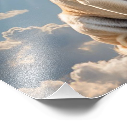 Mugsy der Mops Einters Dog Heaven Fotodruck (Ecke)