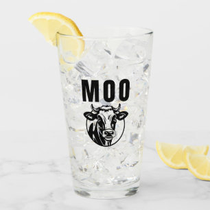 Muh Ich Bin Eine Kuh Lustiger Bauernhof Glas