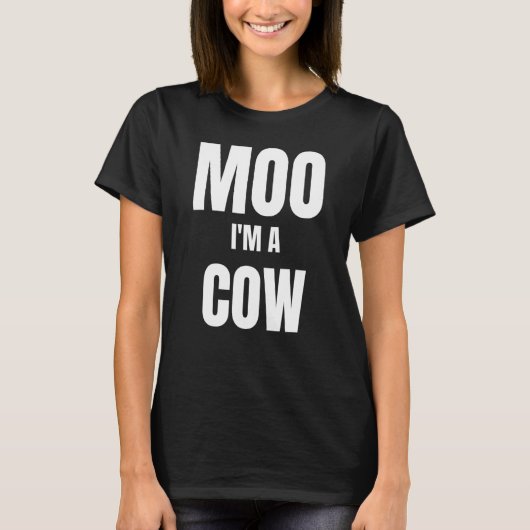 Muh Ich Bin Eine Kuh T-Shirt (Vorderseite)