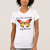 Muhammad Ali Float wie Schmetterling, wie Biene T-Shirt (Vorderseite)
