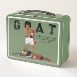 Muhammad Ali  Metall Brotdose