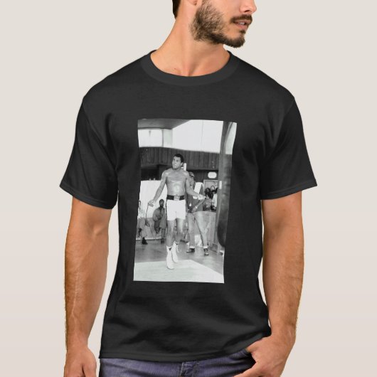 Muhammad Ali Weltmeister Boxer trainiert Catskill T-Shirt (Vorderseite)