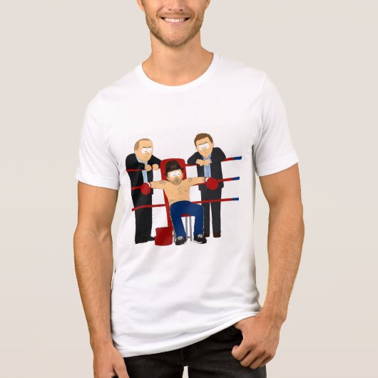 "Muhammad ‘Ich bin hart’ Bruce Lee" Tri-Blend Shirt (Vorderseite)