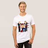 "Muhammad ‘Ich bin hart’ Bruce Lee" Tri-Blend Shirt (Vorderseite voll)