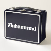 Muhammad Metall Brotdose (Vorderseite)