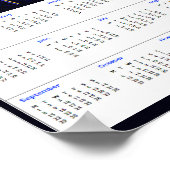 Muhammad pbuh 2025 Calendar keepake Poster (Ecke)