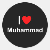 Muhammad Runder Aufkleber (Vorderseite)