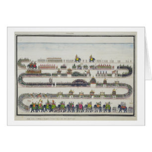 Muharram Zeremonie, Faizabad, 1772 'vom Gentil