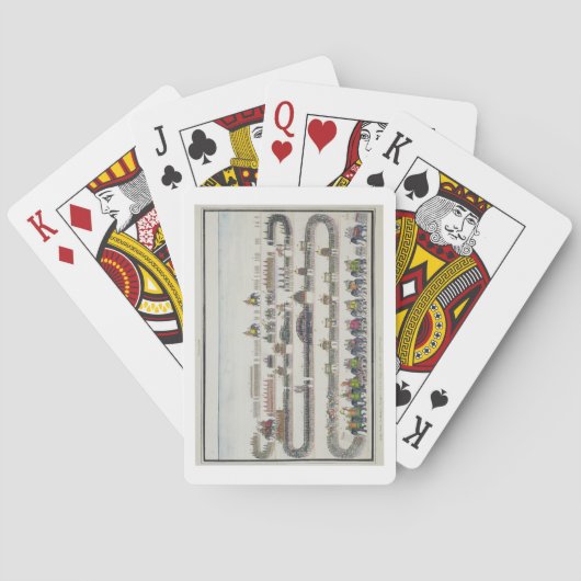 Muharram Zeremonie, Faizabad, 1772 'vom Gentil Spielkarten (Rückseite)