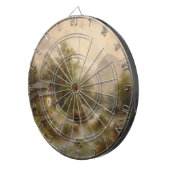 Mühle auf einem Bergbach (von Albert Rieger) Dartscheibe (Vorderseite rechts)